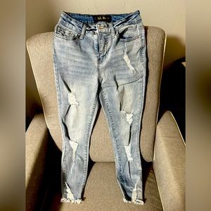IndigoRein washed capri jeans